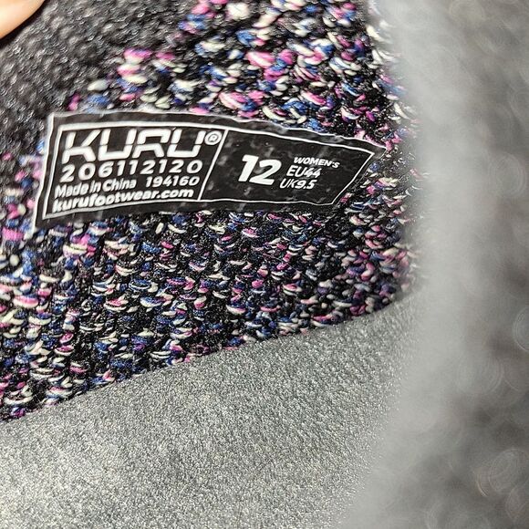 KURU STRIDE Slip On Shoe Sneaker -  Black Confetti Size 12 Womens - Picture 9 of 10